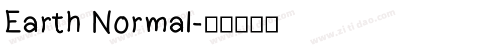 Earth Normal字体转换